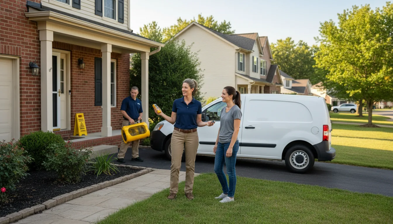 Residential water damage restoration in Hallsboro, NC